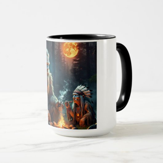 Bigfoot en Chief Moonlit Forest Gathering Mok (Voorkant rechts)