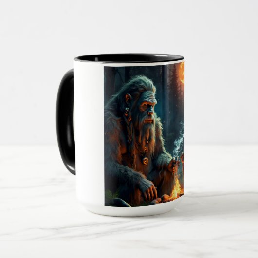 Bigfoot en Chief Moonlit Forest Gathering Mok (Voorkant links)