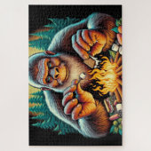 Bigfoot en de mores van het kampvuur, Bigfoot kamp Legpuzzel (Verticaal)
