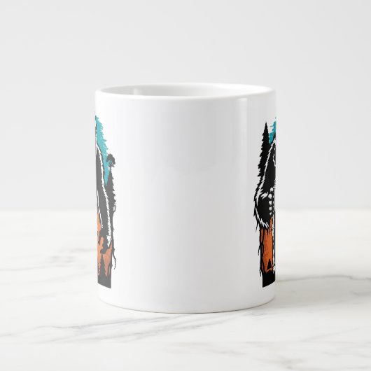 BIGFOOT EN KOFFIE GROTE KOFFIEKOP (Voorkant)