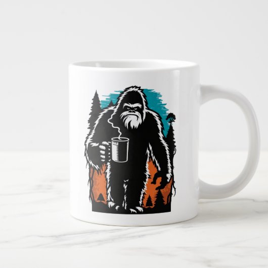 BIGFOOT EN KOFFIE GROTE KOFFIEKOP (Rechts)