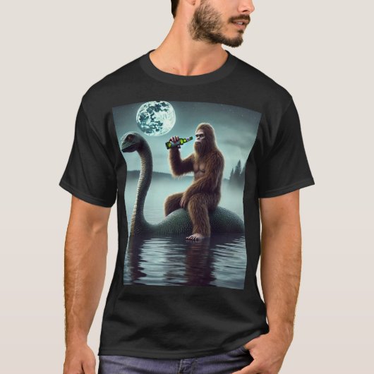 Bigfoot en Loch Ness T-shirt (Voorkant)