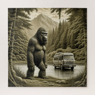 Bigfoot en RV Camper Legpuzzel