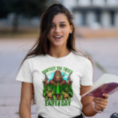 Bigfoot en twee schildpadden: gewapende ontmoeting t-shirt