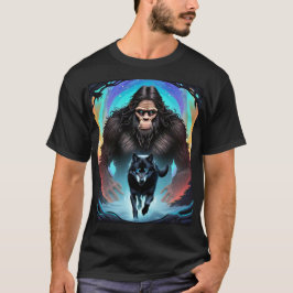 Bigfoot en Wolf Portal T-shirt