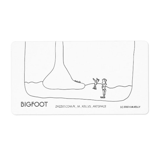 BIGFOOT ETIKET (Voorkant)