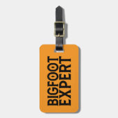 Bigfoot Expert Bagagelabel (Voorkant verticaal)