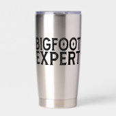 Bigfoot Expert Geïsoleerde Drinkbeker (Voorkant)