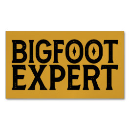 Bigfoot Expert Magnetisch Visitekaartje