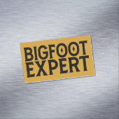 Bigfoot Expert Magnetisch Visitekaartje (Voorbeeld)