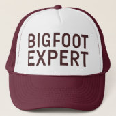 BIGFOOT EXPERT slogan pet (Voorkant)