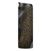 Bigfoot Face Closeup | Gorilla, Skunk Ape Thermosbeker (Geroteerd rechts)