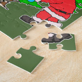Bigfoot familie en Santa Legpuzzel (Zijkant)