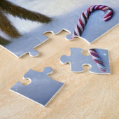 Bigfoot Family Christmas Mt Rainier Legpuzzel (Zijkant)