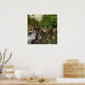 Bigfoot Family Poster (Keuken)