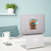 Bigfoot FD 911 is om uw leven te redden Sticker (Laptop op bureau)