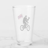 Bigfoot Fiets Hawaii Vlag Glas (Achterkant)