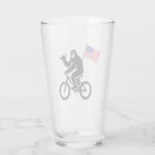 Bigfoot Fietsen Amerikaanse vlag Glas (Achterkant)