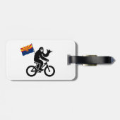 Bigfoot Fietsen Arizona Vlag Bagagelabel (Achterkant horizontaal)