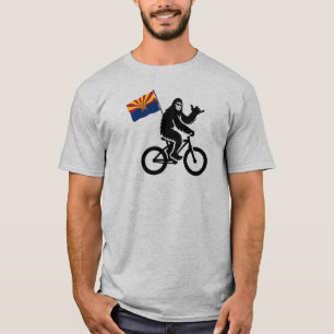 Bigfoot Fietsen Arizona Vlag T-shirt