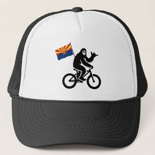 Bigfoot Fietsen Arizona Vlag Trucker Pet (Voorkant)