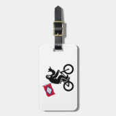Bigfoot Fietsen Arkansas Vlag Bagagelabel (Voorkant verticaal)
