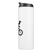 Bigfoot Fietsen Arkansas Vlag Thermosbeker (Geroteerd rechts)