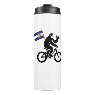 Bigfoot Fietsen Colorado Vlag Thermosbeker