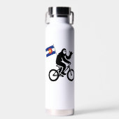 Bigfoot Fietsen Colorado Vlag Waterfles (Voorkant)