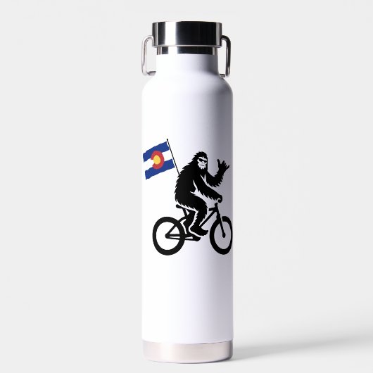 Bigfoot Fietsen Colorado Vlag Waterfles (Voorkant)