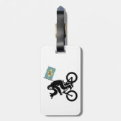 Bigfoot Fietsen Delaware Vlag Bagagelabel (Achterkant verticaal)
