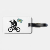 Bigfoot Fietsen Delaware Vlag Bagagelabel (Achterkant horizontaal)