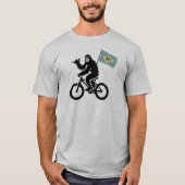 Bigfoot Fietsen Delaware Vlag T-shirt (Voorkant)