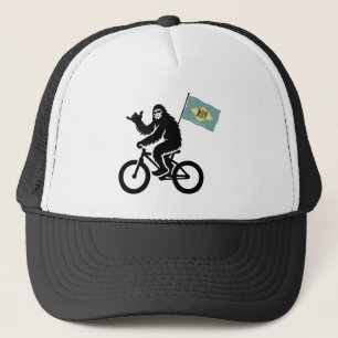 Bigfoot Fietsen Delaware Vlag Trucker Pet