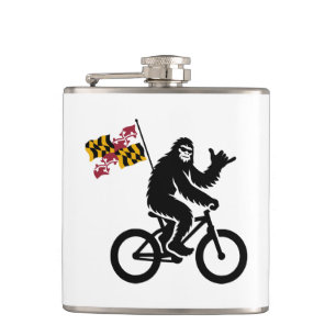 Bigfoot Fietsen Maryland Vlag Heupfles