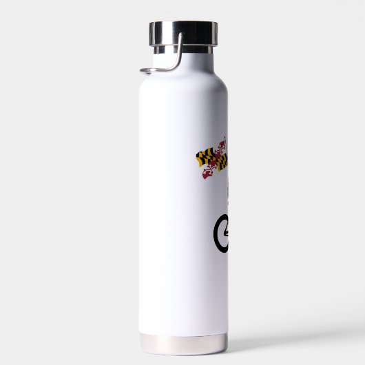 Bigfoot Fietsen Maryland Vlag Waterfles (Rechts)