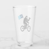 Bigfoot Fietsen Minnesota Vlag Glas (Achterkant)
