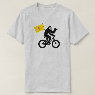 Bigfoot Fietsen New Mexico Vlag T-shirt