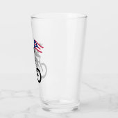Bigfoot Fietsen Ohio Vlag Glas (Links)