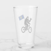 Bigfoot Fietsen Oregon Vlag Glas (Achterkant)
