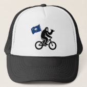 Bigfoot Fietsen South Carolina Vlag Trucker Pet (Voorkant)