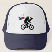 Bigfoot Fietsen Texas Vlag Trucker Pet (Voorkant)