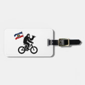 Bigfoot Fietsen Utah Vlag Bagagelabel (Voorkant horizontaal)