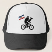 Bigfoot Fietsen Utah Vlag Trucker Pet (Voorkant)