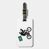 Bigfoot Fietsen Washington Vlag Bagagelabel (Voorkant verticaal)