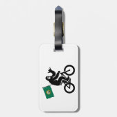 Bigfoot Fietsen Washington Vlag Bagagelabel (Achterkant verticaal)