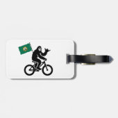 Bigfoot Fietsen Washington Vlag Bagagelabel (Achterkant horizontaal)