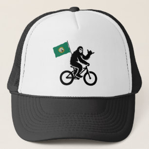 Bigfoot Fietsen Washington Vlag Trucker Pet
