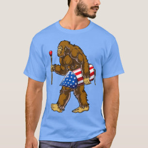 Bigfoot Fireworks T 4 de Juli Kinder Boys Sasquatc T-shirt