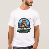 Bigfoot Fishing Rods Reel 'em Like A Pro T-shirt (Voorkant)